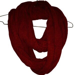 C.C brand red knit scarf